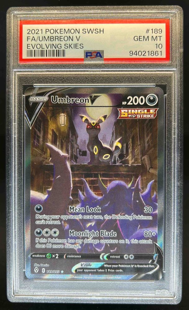 Umbreon V PSA 10 フルアート PSA 10 Gem Mint Umbreon V 085 Eevee Heroes Alt Art Full Art