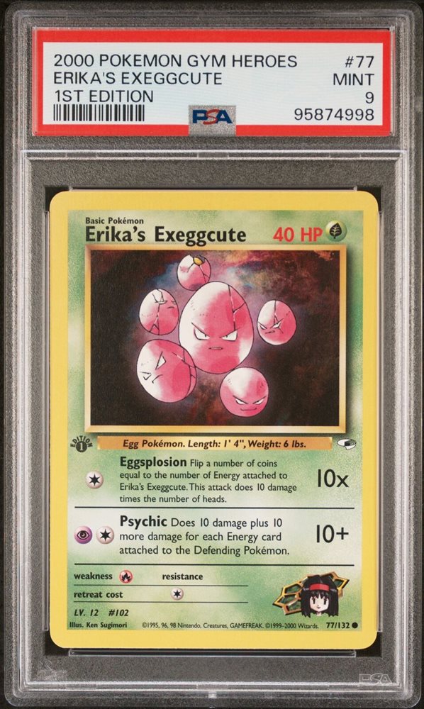 Auction Prices Realized Tcg Cards 2000 POKEMON GYM HEROES Erika's