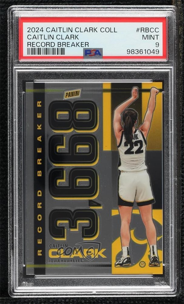 Caitlin Clark PSA 10 Graded Rookie Card Lot - 3 Panini Instant Cards, Gem Mint Condition (Basketball Collectible)