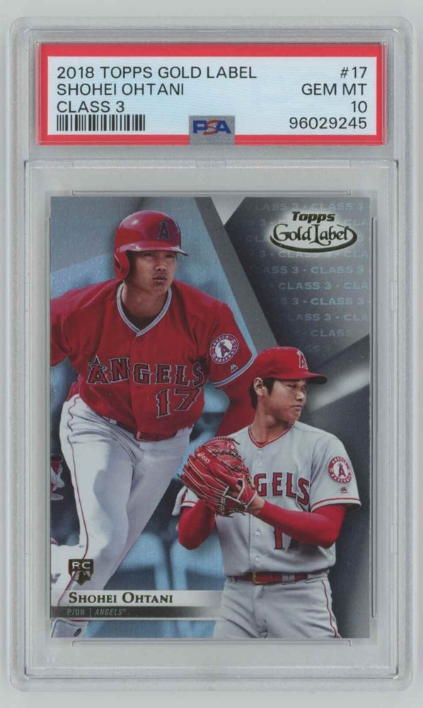 ゲームセンター・ゲームカード Topps Rookie Shohei Ohtani Gold PSA WBC Auction Prices Realized Baseball Cards 2018 TOPPS GOLD LABEL