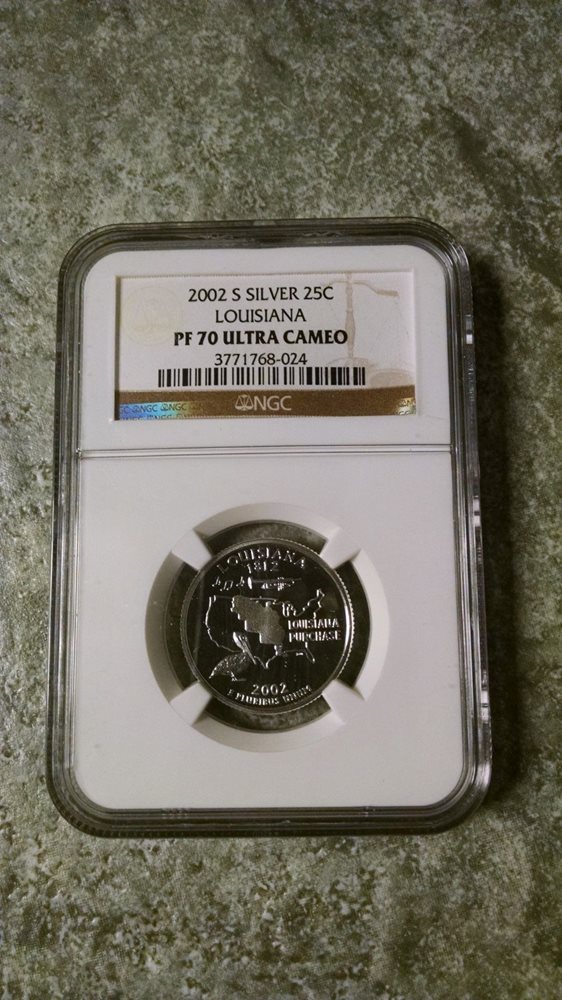 2002-S Flag Clad Tennessee State Quarter TN PR70DCAM PCGS Proof 70 Deep Cameo