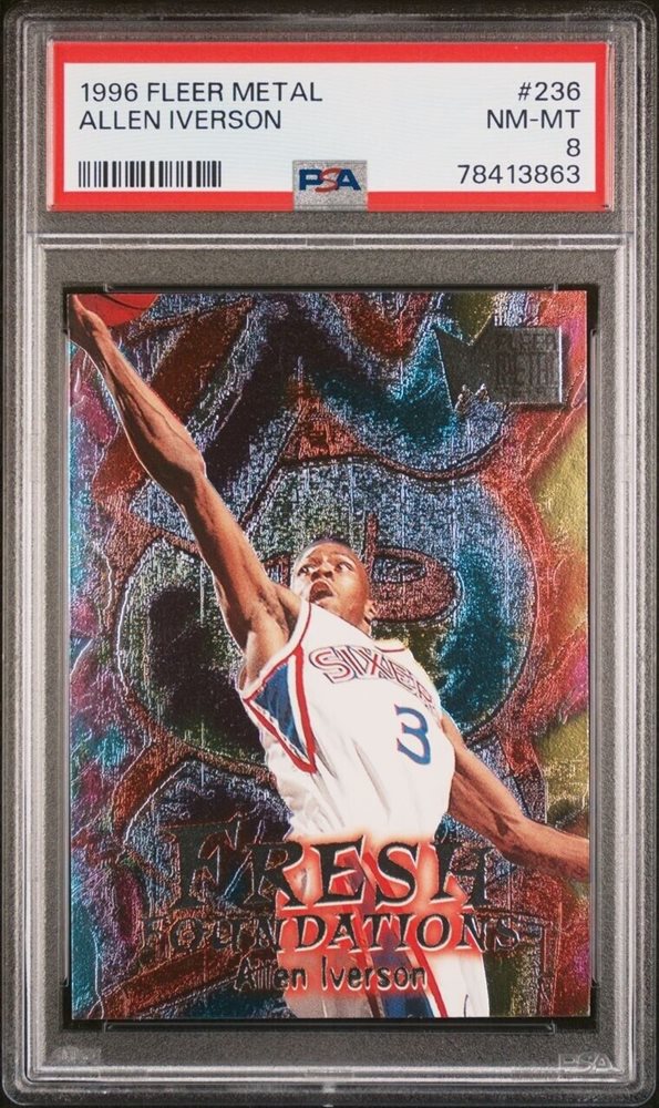 Auction Prices Realized Basketball Cards 1996 METAL Allen Iverson