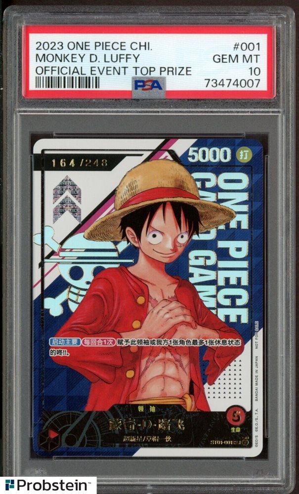 Auction Prices Realized Tcg Cards 2023 ONE PIECE SIMPLIFIED