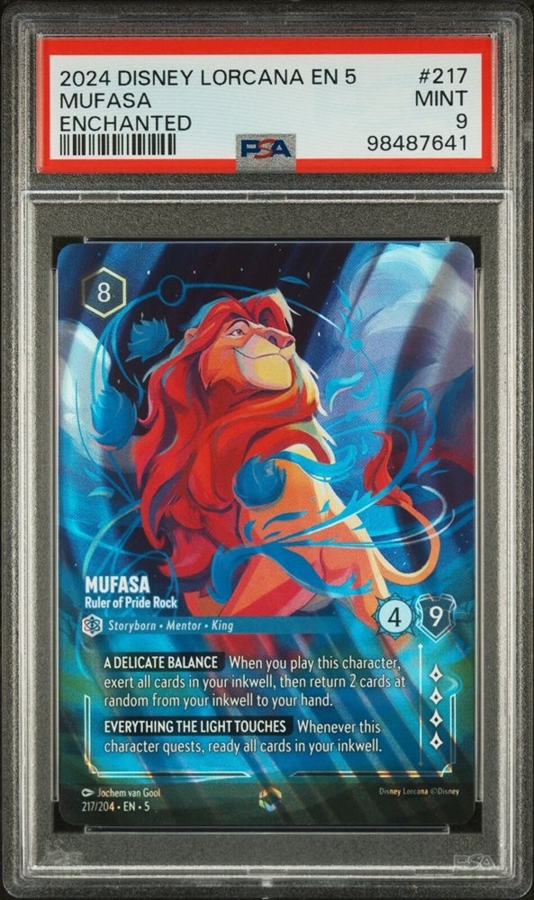 PSA 10 Lorcana Card Rise Of The Floodborn 205/204 Cinderella