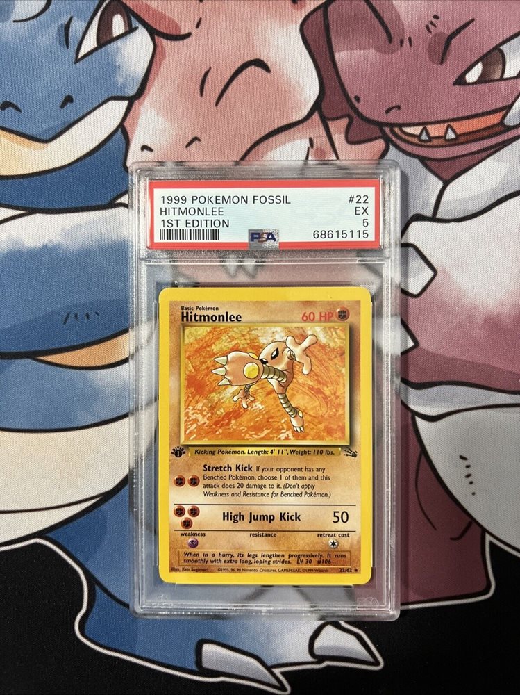 Auction Prices Realized Tcg Cards 1999 POKEMON FOSSIL Hitmonlee