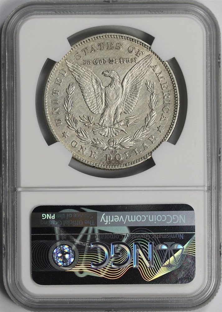 1878-CC $1 NGC AU Details (Cleaned) Morgan Silver Dollar, AU