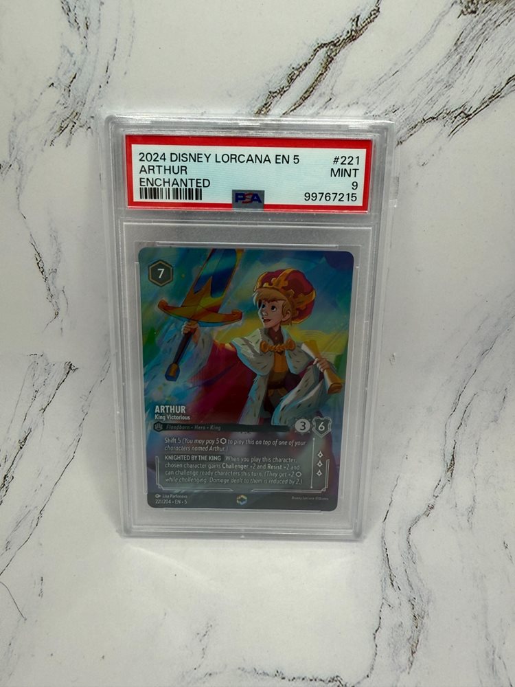 ロルカナ　アーサー　エンチャンテッド　psa10 Auction Prices Realized Tcg Cards 2024 DISNEY LORCANA EN 5