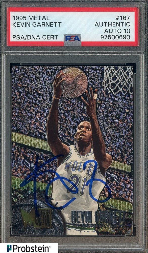Auction Prices Realized Basketball Cards 1995 METAL Kevin Garnett