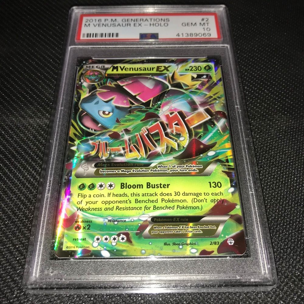 Pokemon 16 Generations Mega Venusaur Ex 2 Psa 10 G
