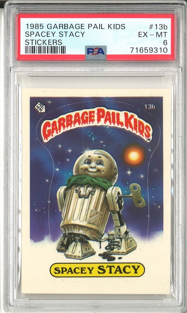 1985 Topps Garbage Pail Kids Original Series 1 #13b Spacey Stacy front