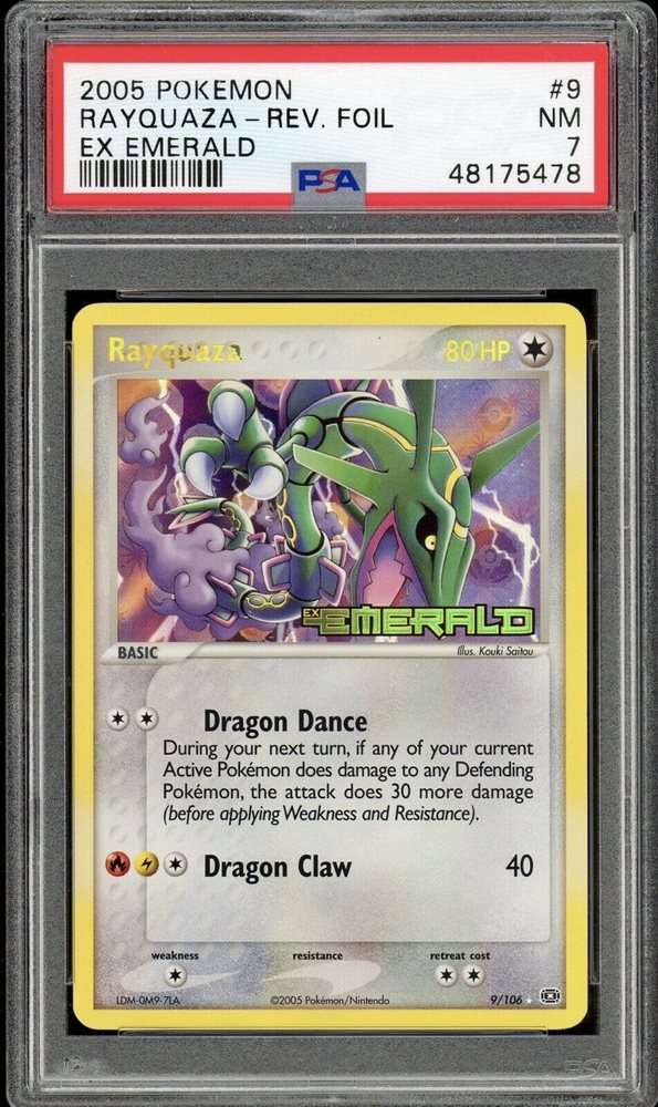 ポケモンカードゲーム Rayquaza EX Emerald [Reverse Holo]9/106 Rayquaza 9/106 Emerald Holo for sale online | eBay