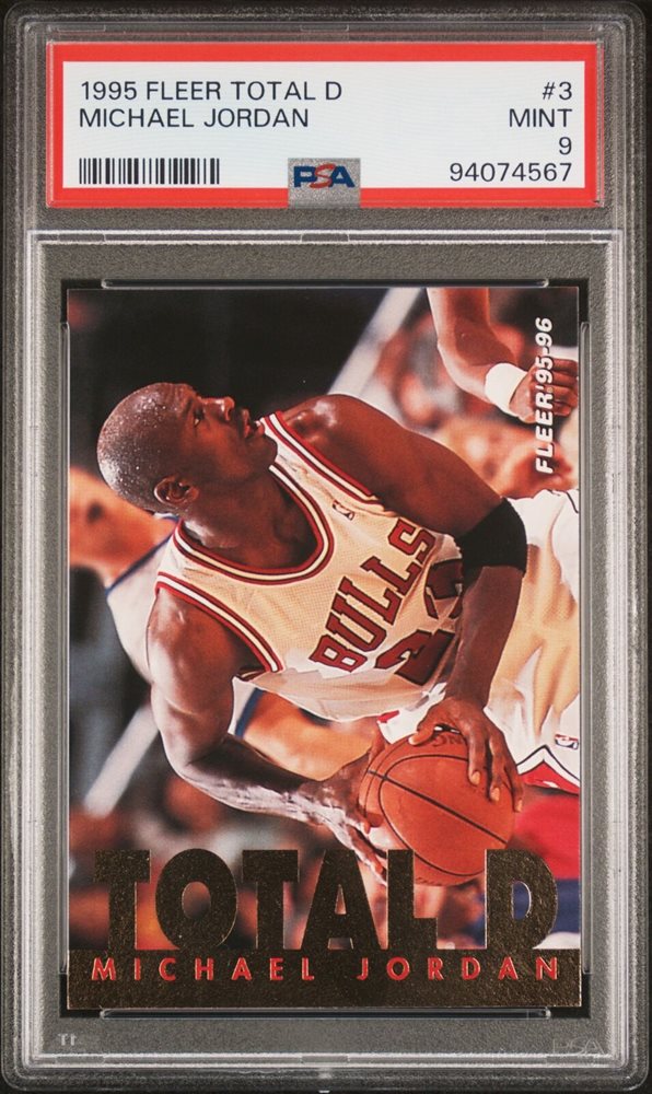 その他 Fleer Michael Jordan DOE PSA 9 Fleer Michael Jordan 9 Graded Basketball Sports Trading