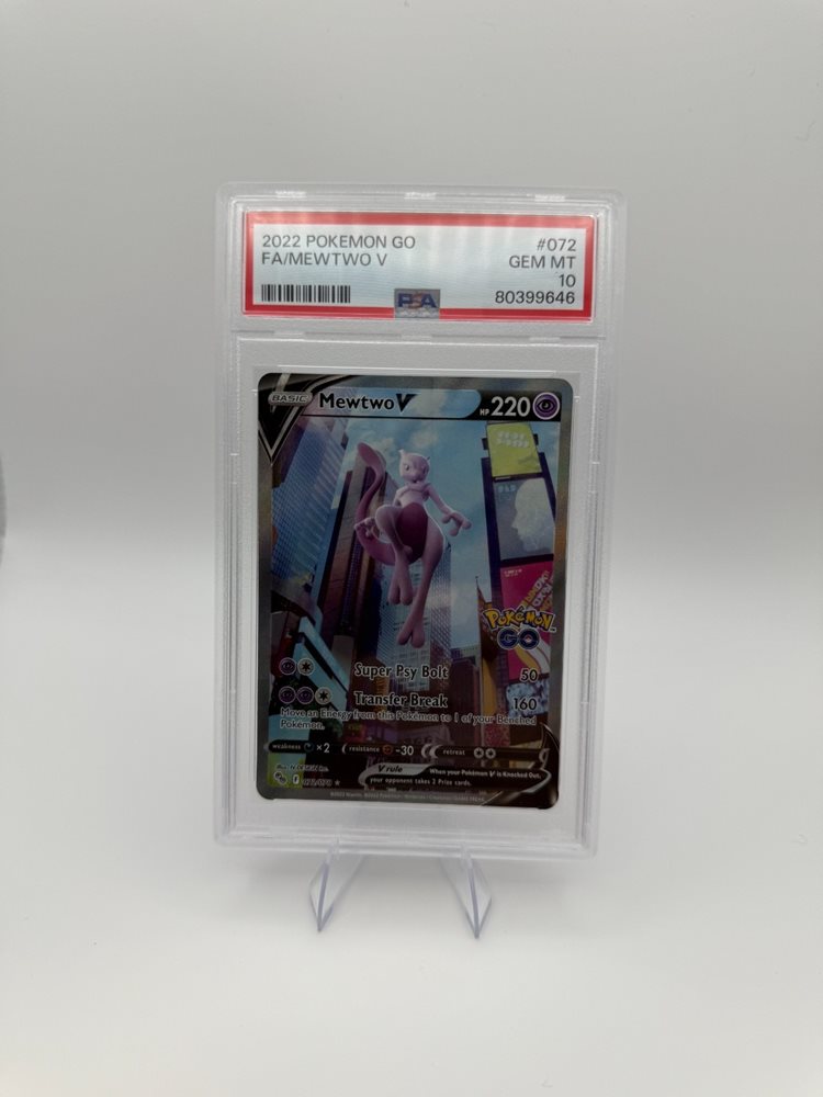 2022 POKEMON GO ミュウツーV GEM MT 10 2022 POKEMON GO ミュウツーV GEM MT 10 2022 Pokemon Go Mewtwo