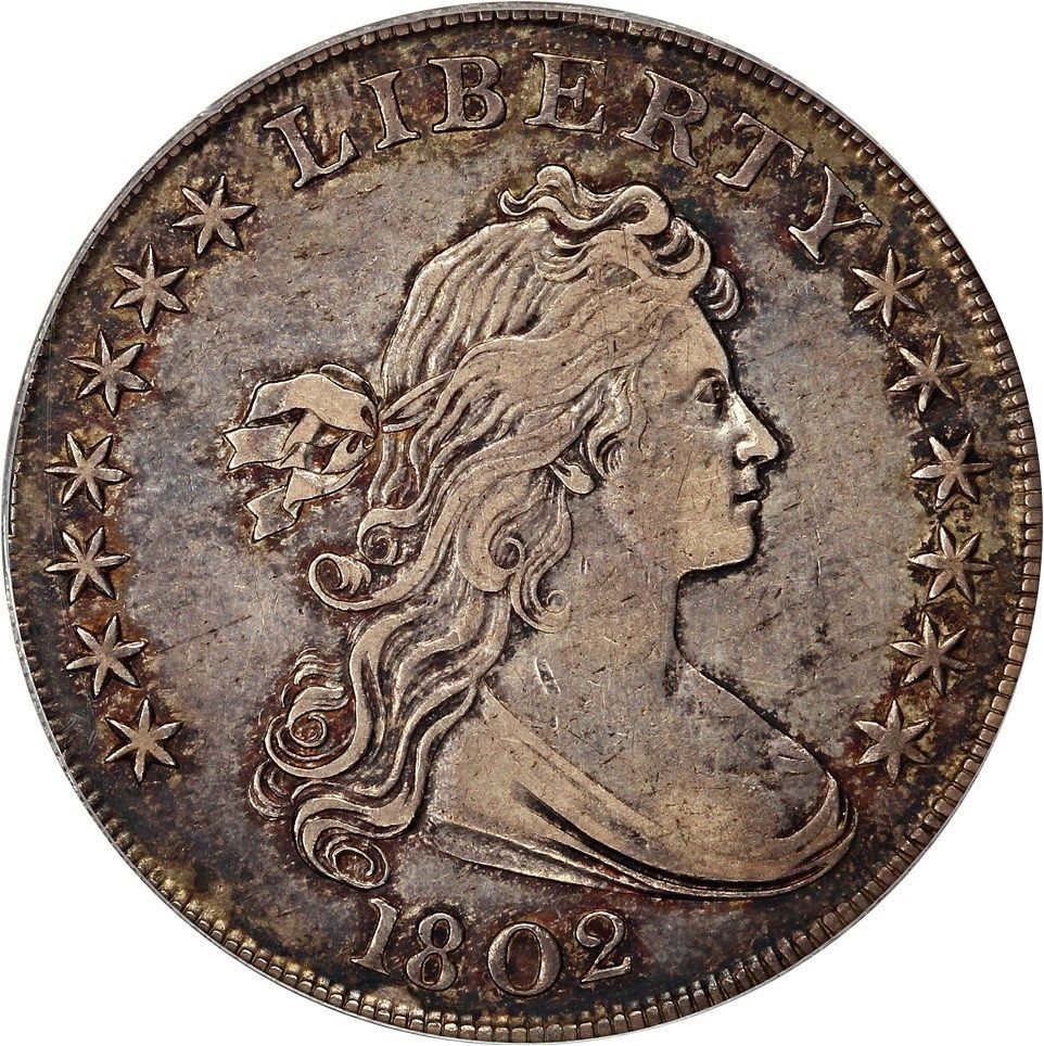 1802 $1 PCGS XF40 - Great, Early Type Coin - Bust Silver Dollar