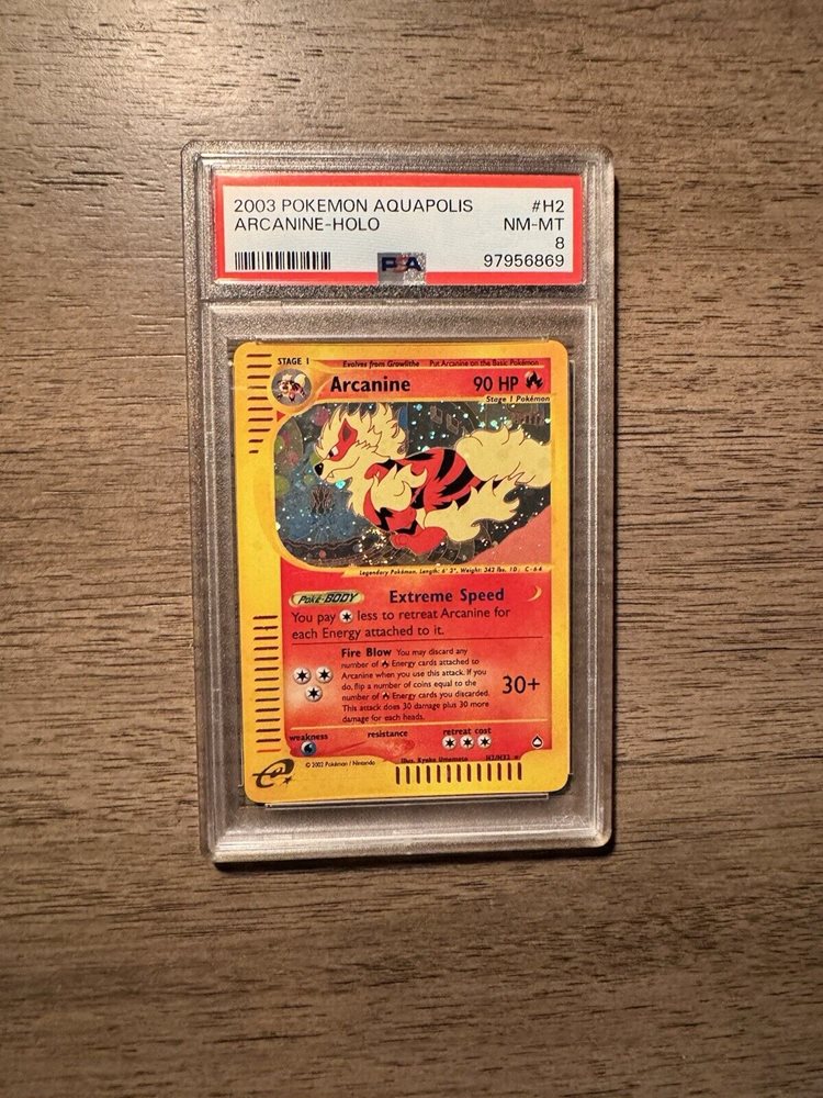 PSA6 ポケモンカード Arcanine (Aquapolis) ウェンディ PSA6 ポケモンカード Arcanine (Aquapolis) ウェンディ