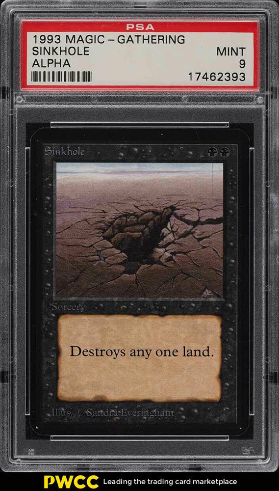 Auction Prices Realized Tcg Cards 1993 MAGIC THE GATHERING Sinkhole