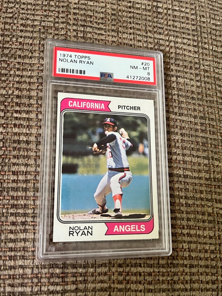 1974 Topps NOLAN RYAN PSA 8 ビンテージ MLB 1974 Topps NOLAN RYAN PSA 8 ビンテージ MLB（Auction Prices