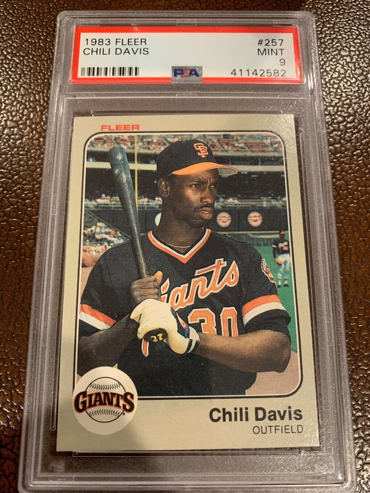 Auction Prices Realized Baseball Cards 1983 Fleer Chili Davis