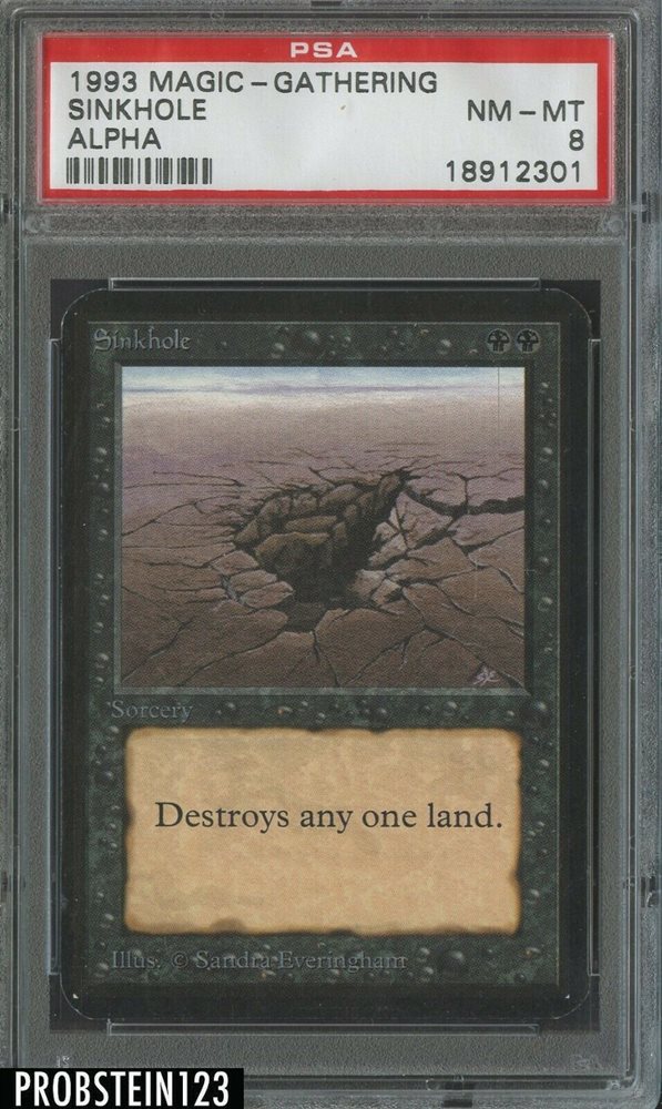 Auction Prices Realized Tcg Cards 1993 MAGIC THE GATHERING Sinkhole