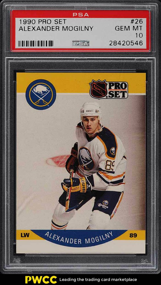 1990-91 Pro Set ALEXANDER MOGILNY Rookie Card #26 MINT Buffalo Sabres