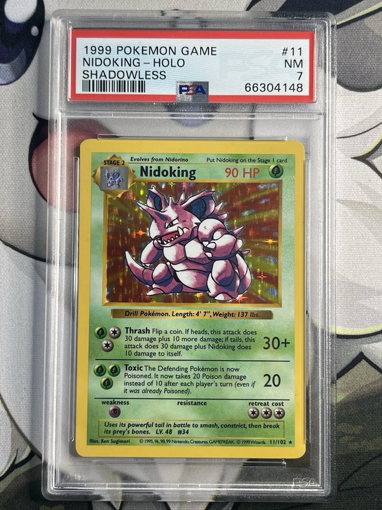 ポケモンカードゲーム 1999 Nidoking-Holo 1ed PSA5 Auction Prices Realized Tcg Cards 1999 POKEMON GAME Nidoking