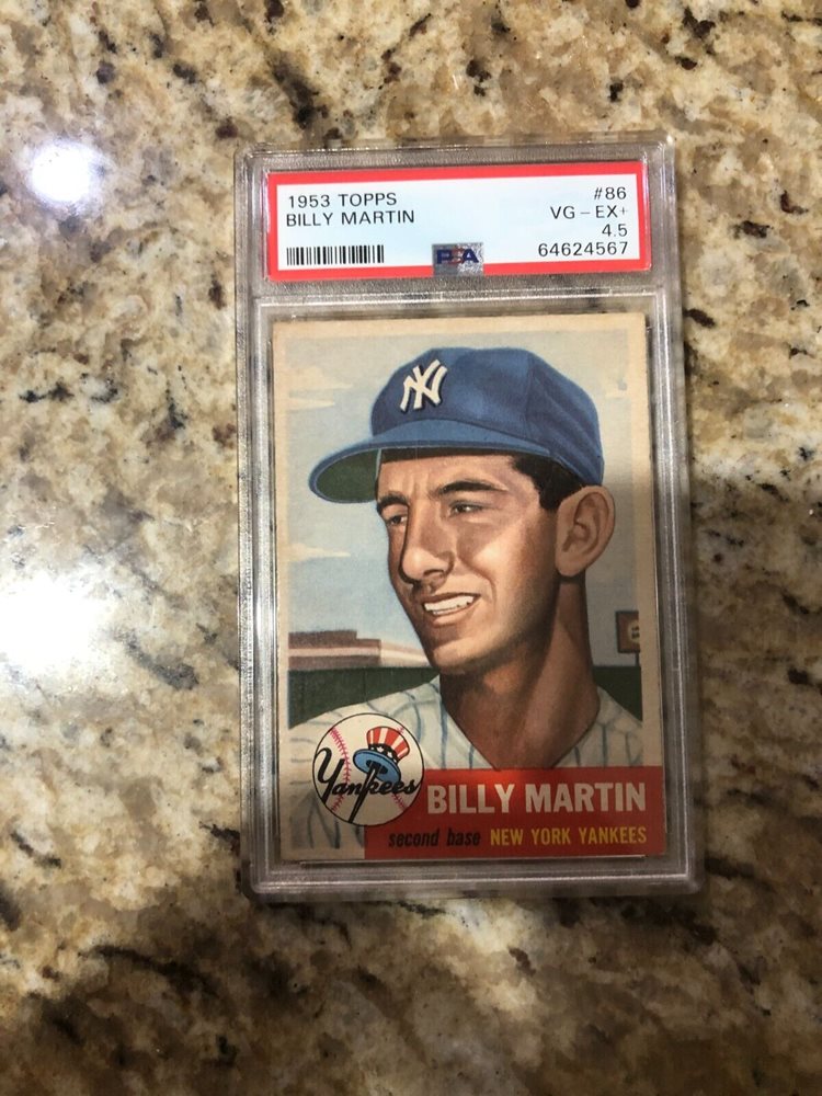 Auction Prices Realized Baseball Cards 1953 TOPPS Billy Martin