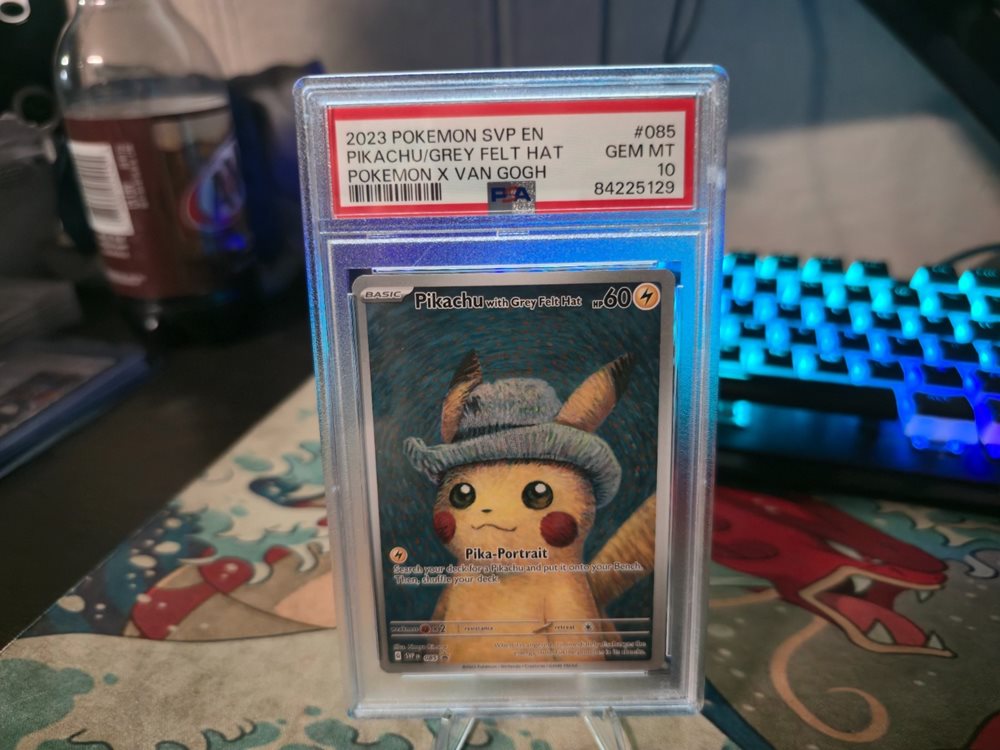 PSA 10 Pikachu With Grey Felt Hat Van Gogh Museum 085 Promo
