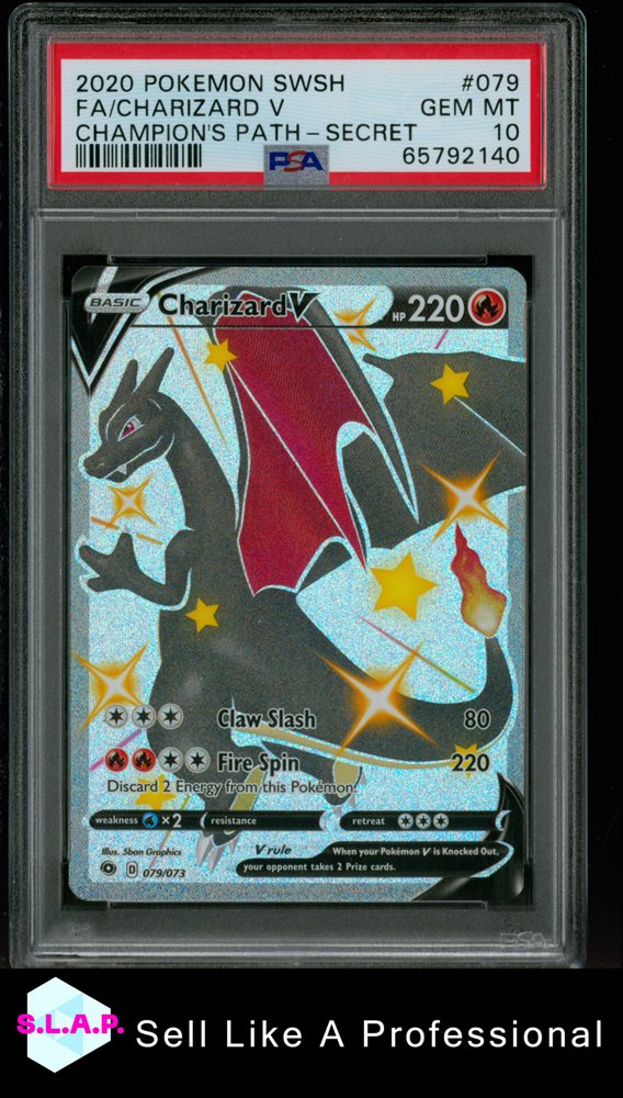 PSA10 リザードン　Charizard V 英語版　チャンピオンズパス Auction Prices Realized Tcg Cards 2020 POKEMON SWORD