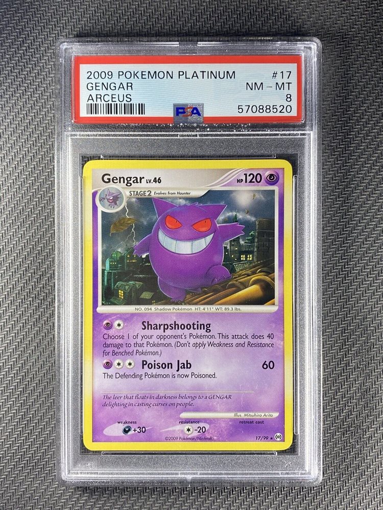 Auction Prices Realized Tcg Cards 2009 POKEMON PLATINUM ARCEUS Gengar