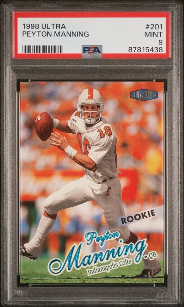 その他 1998 ULTRA PEYTON MANNING ROOKIE Peyton Manning 1998 Ultra Tennessee Rookie Card #201 (3668