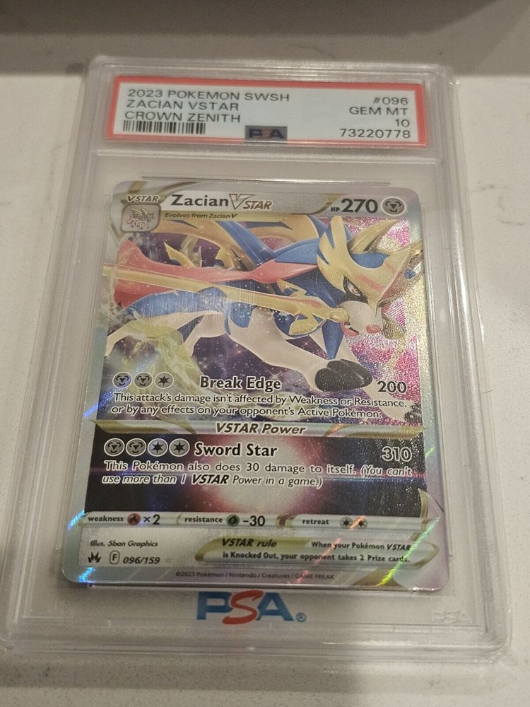 2023 ポケモンカード VSTAR セット PSA 10 💎PSA 10 GEM MINT 2023 Pokemon Crown Zenith ZACIAN VSTAR