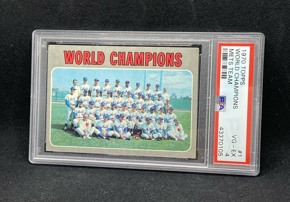 Auction Prices Realized Baseball Cards 1970 Topps World Champions Mets Team