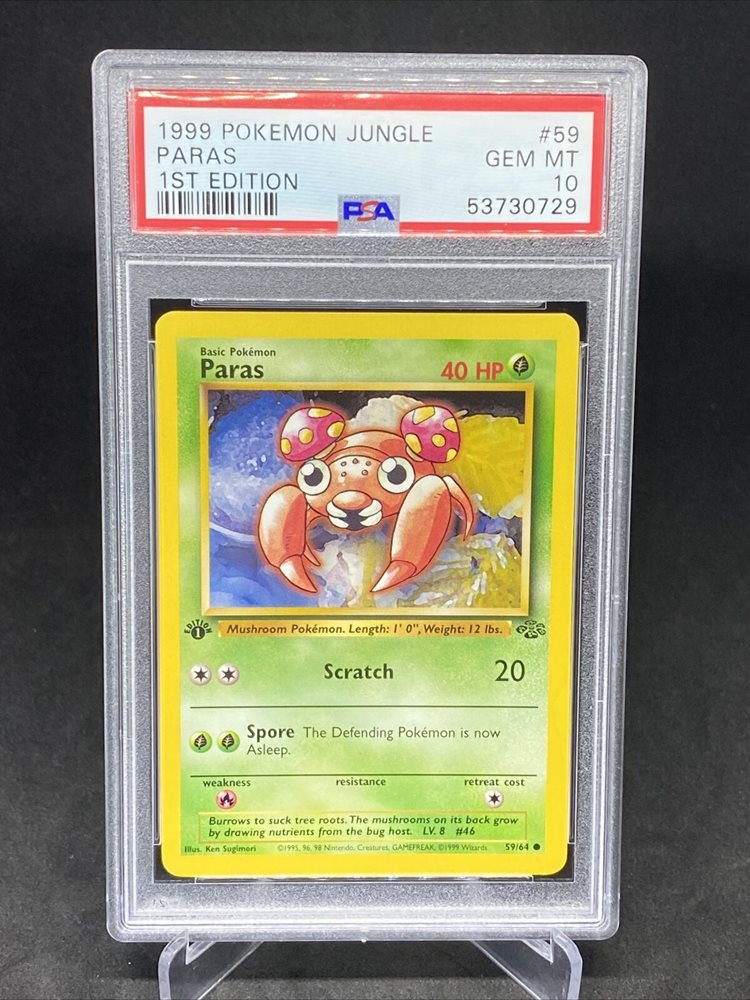Details about / Ultra Rare Paras 1995 Pokemon Card Mint Condition