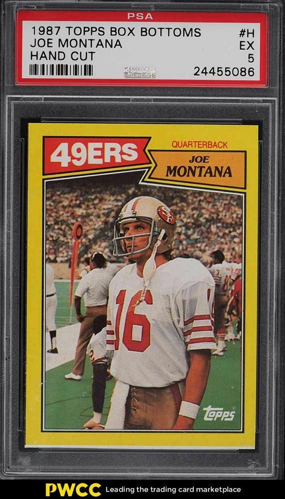 どんなもんたな Auction Prices Realized Football Cards 1987 TOPPS BOX BOTTOMS HAND