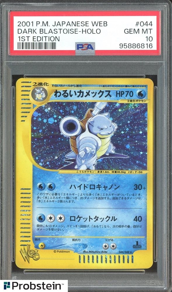 Auction Prices Realized Tcg Cards 2001 POKEMON JAPANESE WEB