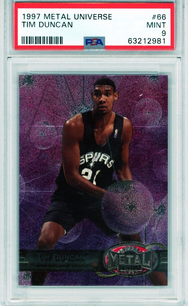 Auction Prices Realized Basketball Cards 1997 Metal Universe Tim 