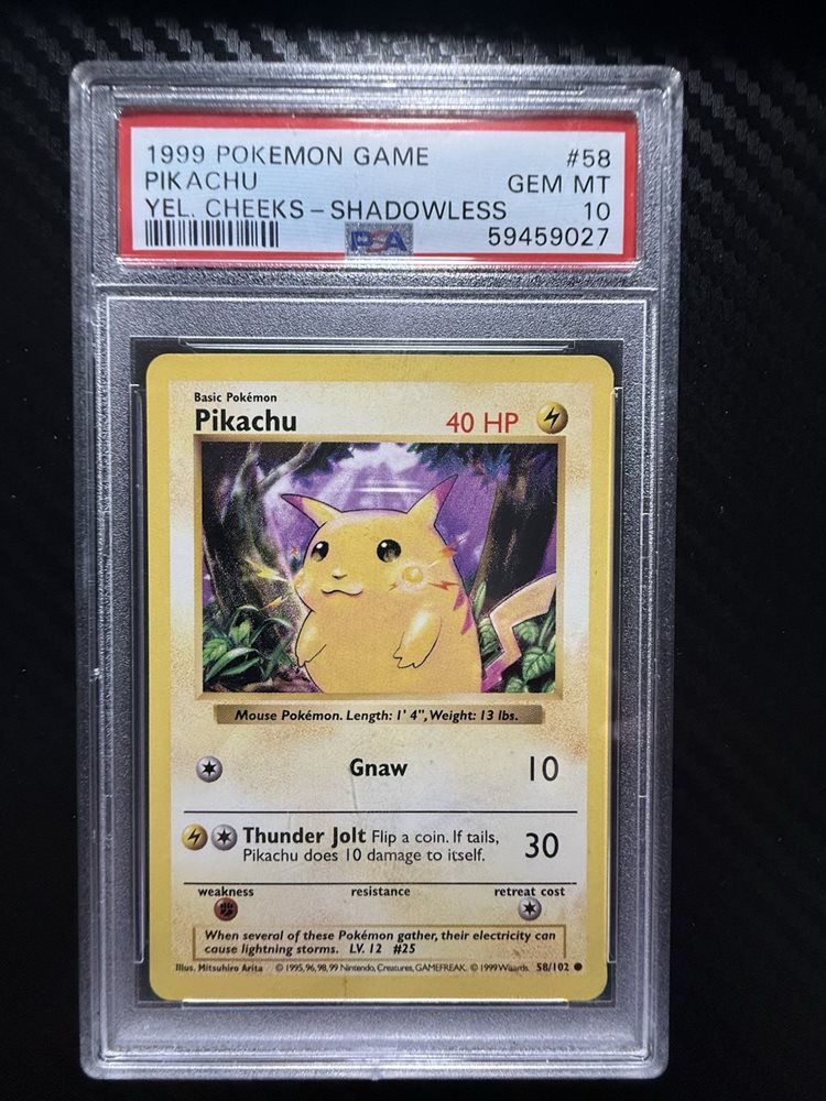 Auction Prices Realized Tcg Cards 1999 POKEMON GAME Pikachu