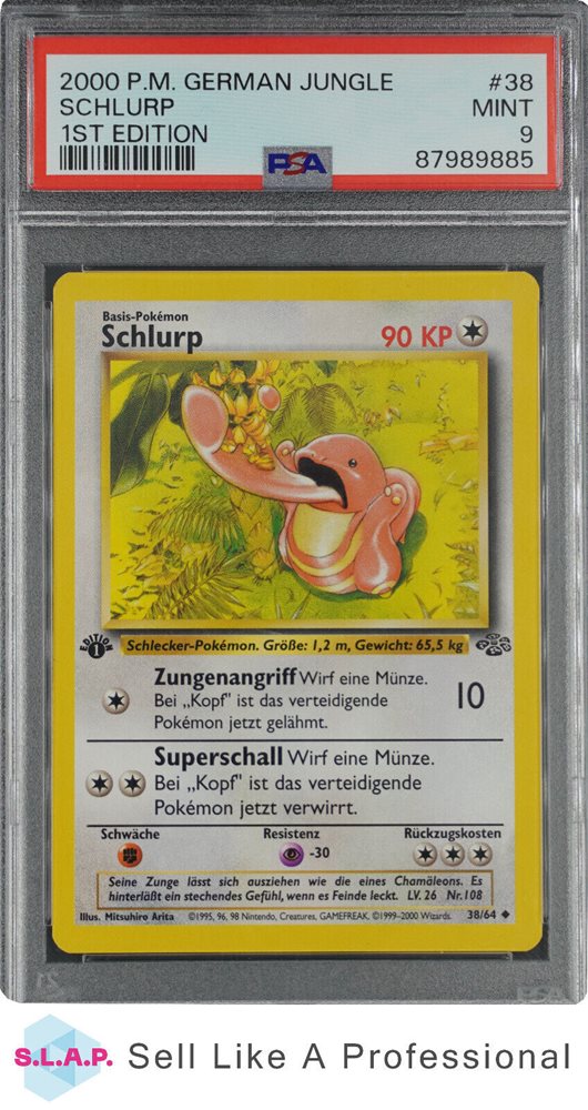 schlurp pokemon card Pokemon Karte Art-Rare Schlurp 180/162 Deutsch – SHPNPokestore main image 0