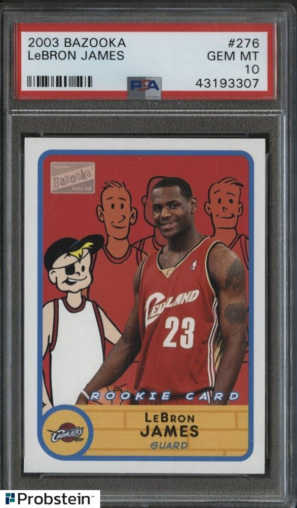 Auction Prices Realized Basketball Cards 2003 BAZOOKA Lebron