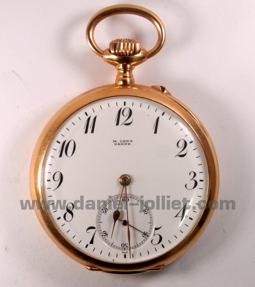 Montre Longines, Mr LENZ Berne, mécanisme Longine, or \u003d
