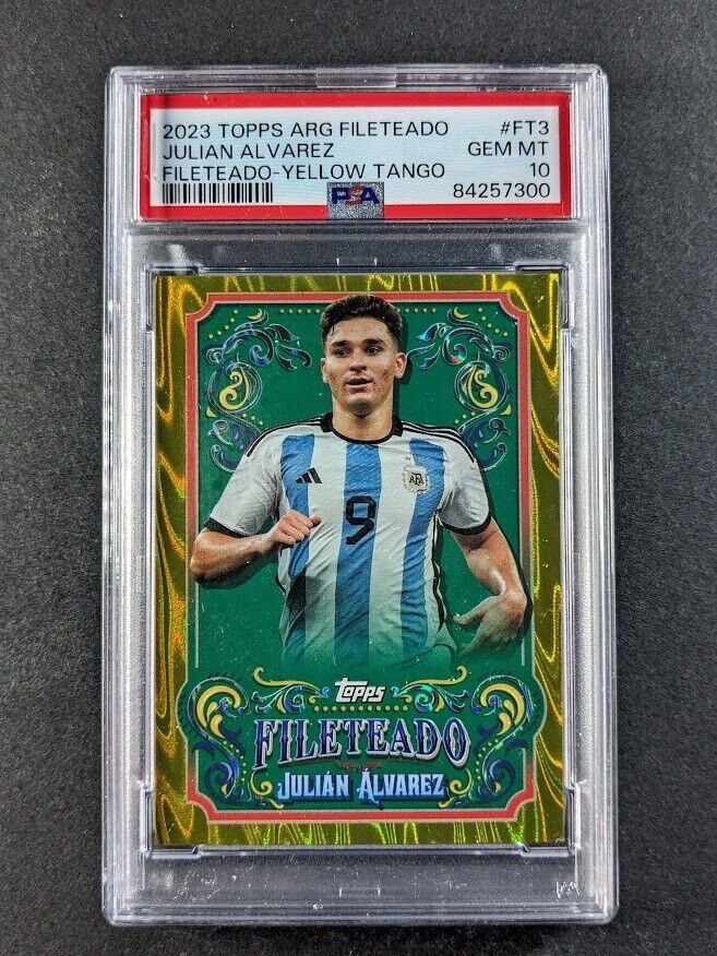 アルバレス　TOPPS ARGENTINA FILETEADO 25枚限定 2023 Topps Fileteado Argentina Julian Alvarez Champion Pink