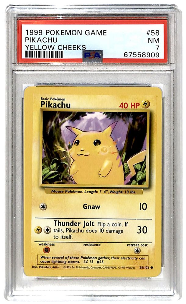 Auction Prices Realized Tcg Cards 1999 POKEMON GAME Pikachu