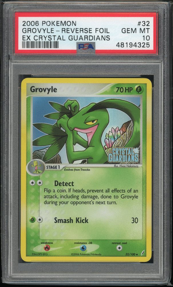 pokemon card metal detector Grovyle 31/97 - ex Dragon