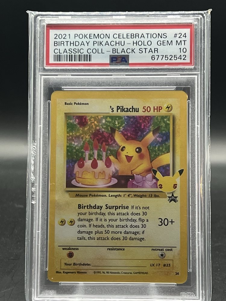 バースデイピカチュウホロ 2021 PSA10 s-l400.jpg