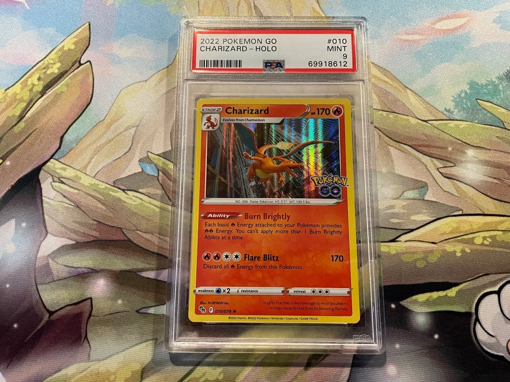 2022 ポケモン GO チャリザード-Holo #010 2022 Pokemon Go CHARIZARD HOLO #010 PSA Graded Mint 9 Rare Hard to
