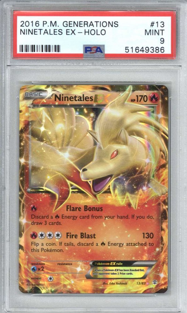 Pokemon 13/83 Ninetales-EX - Generations Holo Pokemon 13/83 Ninetales-EX - Generations Holo
