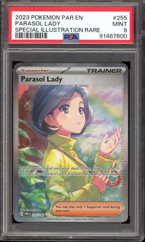 lady pokemon card price Parasol Lady - SAR Pokemon Raging Surf BGS 9.5