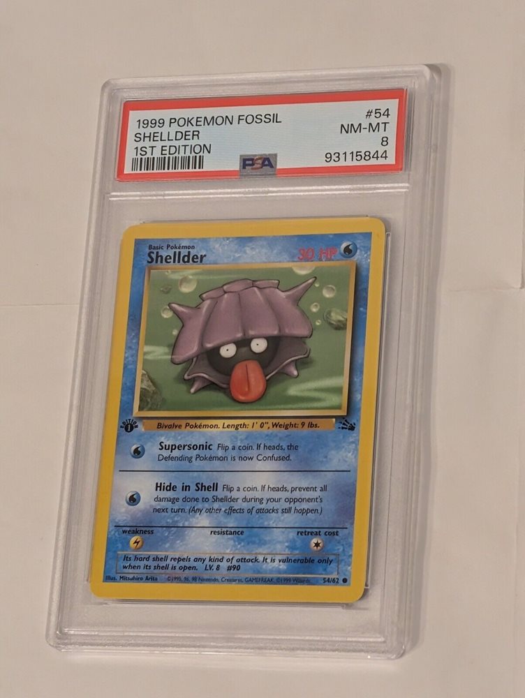 Auction Prices Realized Tcg Cards 1999 POKEMON FOSSIL Shellder