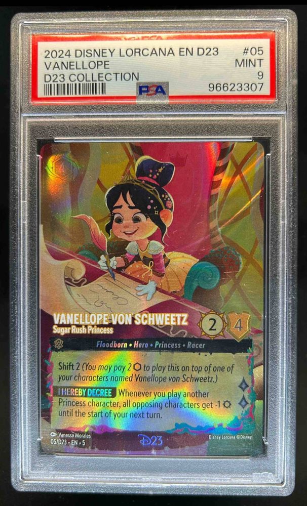ロルカナ　D23 ヴェネロペ PSA10】ディズニーロルカナ D23限定 ヴァネロペ 英語版｜Yahoo