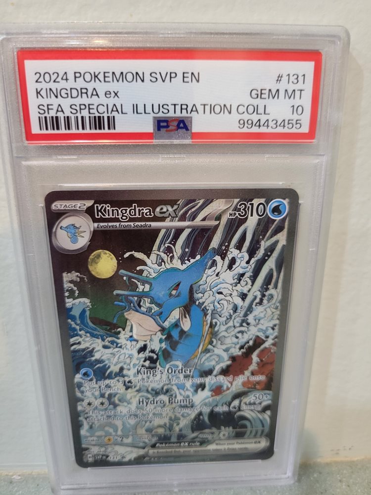 Pokemon Kingdra EX #131 Greninja EX #132 Sequential PSA 10